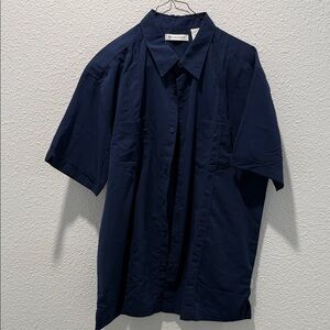 Cubavera Dark Blue Button-Up Shirt